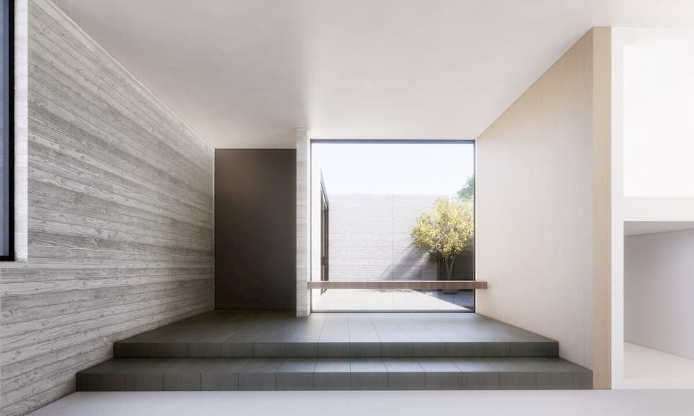 EYRC Architects Sajima Residence Courtyard 2