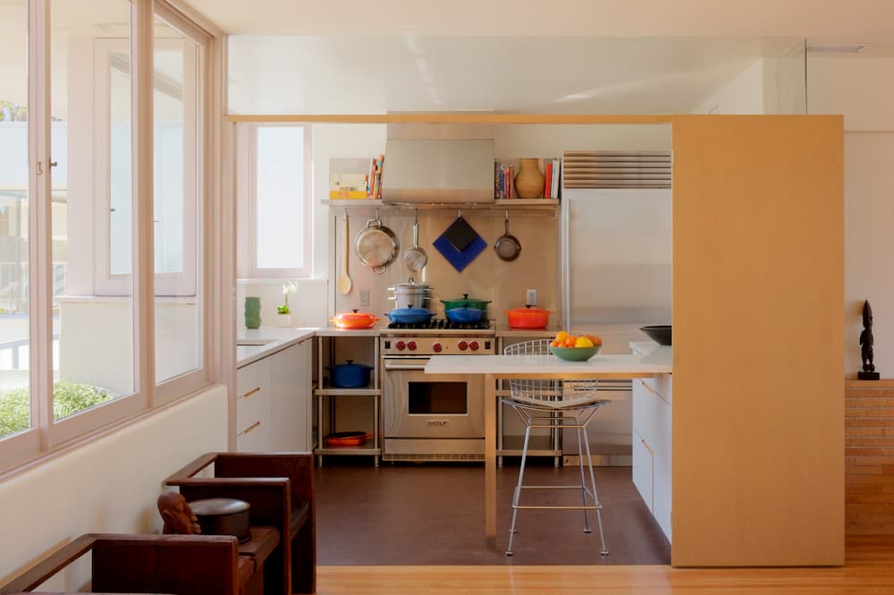 EYRC Architects Schindler House Remodel Kitchen After Remodel